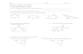 Geometry -- Chapter 5 Test Review 5.1 Angle …...3. Classify each triangle by angle measures and side lengths. 4. Given equilateral triangle FGH, 5. Find the perimeter of the triangle.