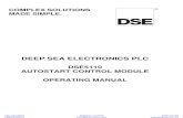 DEEP SEA ELECTRONICS PLC - genpowerusa.com€¦ · DSE Model 5110 Automatic Start Engine Management Instrumentation System Part No. 057-009 5110 Operating Manual Issue 3.3 3/1/2006