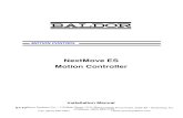 NextMove ES Motion Controller - Servo Systemsservosystems.com/pdf/baldor/nextmovees_install_manual.pdfBaldor ASR AG Telephone: +41 (0) 52 647 4700 Fax: +41 (0) 52 659 2394 Email: technical.support@baldor.ch