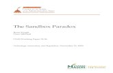The Sandbox Paradox - George Mason University · 2020. 7. 19. · The Sandbox Paradox Brian Knight Trace Mitchell CSAS Working Paper 19-36 Technology, Innovation, and Regulation,