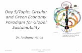 GCI: Circular Economy Paradigm for Global Sustainability · 2018. 10. 28. · Day 5/Topic: Circular and Green Economy Paradigm for Global Sustainability Dr. Anthony Halog Source: