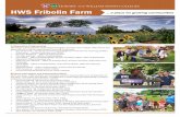 HWS Fribolin Farm · 2019. 1. 29. · • Kalley Matthews ’16, Greens Growing Project Independent Study Spring 2016 • Maggie O’Reilly ’16, Summer Farm Intern 2016 • Laura