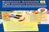 This 3-day workshop provides insights, tools, techniques ...Business Analysis for Agile Projects 2. The Agile Business Analyst The Role of Business Analyst in Agile Projects BA Underlying