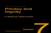 The CARE CERTIFICATE Privacy and Dignity...THE CARE CERTIFICATE WORKBOOK STANDARD 7 17 Activity 7.6b Self-awareness and reflection is an essential part of your care practice and being