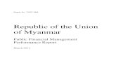 Republic of the Union of Myanmar...thanks to H. E. Prof. Dr. Kan Zaw, Union Minister for National Planning and Economic Development; H. E. Prof. Dr. Khin San Yee, Deputy Minister for