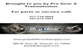 Brought to you by Pro Gear & Transmission. For parts or ...globaldrivetrainsupply.com/2018/10/fabco-sda-9... · Brought to you by Pro Gear & Transmission. For parts or service call: