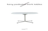 bevy pedestal work tables · product information Studio TK 3940 US 70 Business Hwy, West Clayton, North Carolina 27520, USA Tel: 855.941.0262 / Fax: 919.464.2927  ®, TM ...