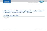 VMA User Manual - Mellanox Technologies · 2019. 12. 12. ·  Mellanox Technologies Mellanox Messaging Accelerator (VMA) Library for Linux User Manual Rev 8.6.10