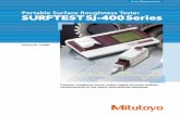 Portable Surface Roughness Tester SURFTESTSJ-400Series...Roughness motif, Waviness motif, DIN4776 curve Graphs Bearing Area Curve (BAC), Amplitude distribution Curve (ADC) Data compensation