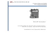 New Woodward - EG-3P Actuator · 2019. 4. 18. · 6 Woodward Chapter 1. General Information 2301 Electric Governor The 2301 electric governor is one in which its actuator output (terminal)