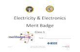 Electricity & Electronics Merit Badgesite.ieee.org/emeritbadges/files/2017/06/Electricity...6/13/17 Electricity Merit Badge Class 1 2017 Naonal Scout Jamboree Types of Electricity
