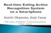 Koichi Okamoto, Keiji Yanaiimg.cs.uec.ac.jp/pub/conf14/140714okak_8_ppt.pdfClassification accuracy (5-fold CV) 2. Simple user study (5 subjects) →74.4 % →Comparison with the baseline