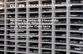 Modern vehicle fire hazards · 2020. 7. 27. · Modern parking garages have optimized space requirements fo r vehicle parking and storage and often implement automated retrieval features