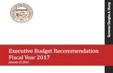 The Executive Budget Recommendation...FY 2017 $9.3M to reduce caseload by increasing judicial Office of Governor Douglas A. Ducey and attorney capacity to process court backlog 3,464