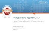 France Pharma RepTrak®2017 - RCSrcs-asso.fr/.../2017/07/French-Pharma-RepTrak-2017-r.pdfSource: 2017 Pharma RepTrak® n = 16,898 ratings from general public across 8 countries Global