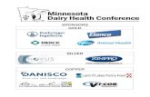 SPONSORS GOLD - University of Minnesota...milk fever (Goff, 1999). Cows in Stage II milk fever are down but not flat out on their side. They exhibit moderate to severe depression,