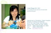 I-Jen Wang MD, PhD is a pediatrician and environmental ...I-Jen Wang MD, PhD is a pediatrician and environmental epidemiologist Department of Pediatrics, Taipei Hospital, Ministry