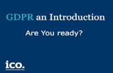 GDPR an Introduction - Community Works · 2017. 11. 15. · GDPR an Introduction Are You ready? GDPR monetary penalties. GDPR an Introduction Are You ready? Paul Hamill - Assurance