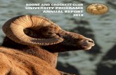 BOONE AND CROCKETT CLUB UNIVERSITY PROGRAMS …It is the mission of the Boone and Crockett Club to promote the conservation and management of wildlife, especially big game and its