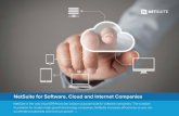 NetSuite for Software, Cloud and Internet CompaniesTHE BUSINESS NetSuite provides a cost-effective solution that boosts productivity, integrates with other best of breed cloud applications