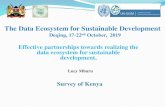 The Data Ecosystem for Sustainable Development...The Data Ecosystem for Sustainable Development Deqing, 17-22nd October, 2019 Effective partnerships towards realizing the data ecosystem