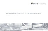 Telit Jupiter SGEE-EPO Application Note · 2017. 9. 15. · their Extended Prediction Orbit (EPO) data. With reference to SGEE feature in those modules, Telit SGEE-EPO is hereinafter
