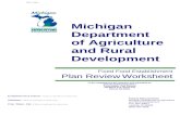 Food Preparation Review · Web viewFood Safety- Plan Review 100 Mack Ave, Room 311 Detroit, MI 48201 Food & Dairy Division Michigan Department of Agriculture and Rural Development