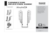 New CONNECTOR SELECTION GUIDE - Weyerhaeuser · 2017. 5. 17. · Strong-Tie® hangers used with engineered wood products. Not all available hanger and installation combinations are