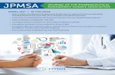 JPMSA JOURNAL OF THE PHARMACEUTICAL MANAGEMENT … · 2020. 8. 20. · sales & marketing perspectives), and surveys industry practitioners as opposed to academics. The survey ran