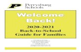 Welcome Back! Welcome Back Packet.pdf Welcome Back!..... 24. Perrysburg Schools 2020-2021 Back-to-School