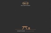 VANTAGE collection - William Hands · 2017. 5. 22. · VANTAGE edge profile. Clear matt lacquers beautifully present the hand-selected, suited natural veneers and timbers harvested