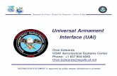 Universal Armament Interface (UAI)...• If Nation B provides existing BRIMSTONE CDS or creates limited functionality CDS… – Nation A aircraft have rapid capability upgrade –