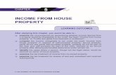 INCOME FROM HOUSE PROPERTY - CA-FINAL.in · compute the income chargeable to tax under the head “Income from house property” in respect of self-occupied property, let-out property,