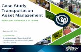 Case Study: Transportation Asset Management...• Parking lots (41) Introduction 5 • The City has been managing this infrastructure in some fashion over many years: • Infrastructure
