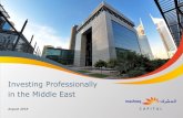 Investing Professionally in the Middle East · Page: 2 2 Mashreq Capital (DIFC) Ltd is regulated by the DFSA Contents 1 Overview of Mashreq Capital 3-7 1.1 About Mashreq Capital 4