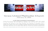 Grace United Methodist Church...Feb 02, 2020  · Read – 1 Corinthians 12:4-11 Notice – The apostle Paul explained to the Corinthian Christians that God gives each Christian gifts