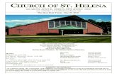 HURCH ST. HELENA · 2018. 11. 29. · church of st.helena 950 grove avenue, edison, new our the most holy trinity - may 27, 2018 m. deacon bob yunker deacon vinny brigande sister