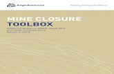 MINE CLOSURE TOOLBOX/media/Files/A/Anglo... · 2014. 11. 5. · IN MINE CLOSURE 10. ACKNOWLEDGEMENTS. CONTENTS. The original report “Version 1, 2007” was developed by Peter .