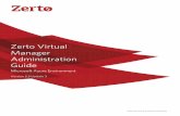Zerto Virtual Manager Administration - Amazon S3s3.amazonaws.com/zertodownload_docs/5.5U3/Zerto Virtual... · 2018. 2. 1. · recovery (DR) solutions in VMware, Hyper-V, Azure, or