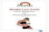 Insulin Management for Permanent Weight Loss · 2013. 4. 29. · Manna Weight Loss e-book 2 Your weight and waist circumference... Excess padding around the middle comes from two