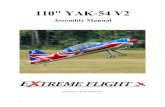 Extreme Flight - 110 YAK-54 V2...1 x 4.5” double offset aluminum arm for the rudder if using pull-pull rudder setup. 2 x 36” for outboard aileron Servos Extensions (Inboards are