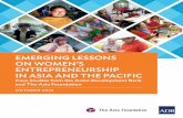 Emerging Lessons on Women’s Entrepreneurship in Asia and the Pacific – Case … · 2018. 11. 2. · IN ASIA AND THE PACIFIC CASE STUDIES FROM THE ASIAN DEVELOPMENT BANK AND THE