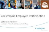 voestalpine Employee Participation PARLIAMENT/2019/PRESENTATIONS...voestalpine AG WHAT MAKES US UNIQUE ….. 16 voestalpine Employee Participation 25,700 active and former employees