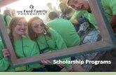 The Ford Family Foundation Scholarship Programs · 2020. 4. 2. · Scholarship Office in Eugene. Questions? Contact the Foundation Scholarship Office at 877-864-2872. Ford Scholars