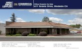 Office Property For Sale 611 Scenic Drive, Modesto CA...Address 611 Scenic Drive, Modesto CA Price $380,000 Price / SF $208.11 Building Size ±1,826 SF Lot Size 0.12 AC No. Stories