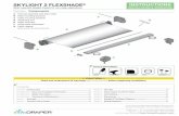 SKYLIGH 2 LEXSHADE - Draper Inc....SKYLIGHT 2 FLEXSHADE® page 2 of 8 Section 1 - Endcaps Caution: Before mounting shades, verify measurements on label provided with shade, and …