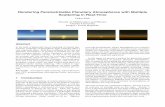 Rendering Parametrizable Planetary Atmospheres with Multiple … · 2009. 11. 13. · Prague / Czech Republic Abstract In the ﬁeld of physically-based rendering of natural phe-nomena,