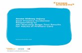 Best Practice Guidance: Responding to AKI ... - Think Kidneys...However, AKI is not just a secondary care problem – primary care has a crucial role to play, particularly in prevention,