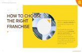 How to Choose the Right Franchise Primer Minute Burger PDF · 2019. 1. 21. · have to know how to choose the right partner. From this guide, learn how to pick a franchise based on