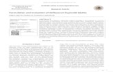 Formulation and evaluation of Deflazacort liquisolid tablets · Formulation and evaluation of Deflazacort liquisolid tablets Prajila A, Vipin KV, Chandran SC, Premaletha K, Augusthy